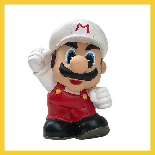 NINTENDO SUPER MARIO COIN BANK (WHITE HAT)