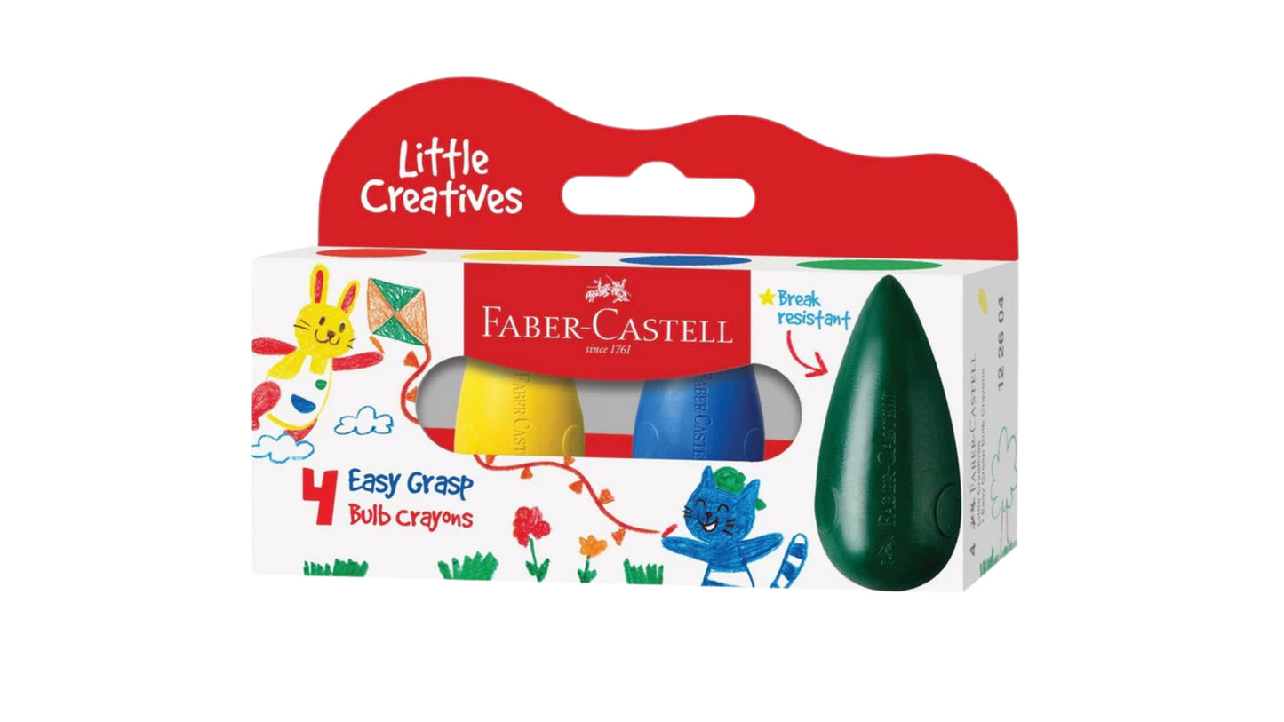 EASY GRASP BULB CRAYON BOX/4