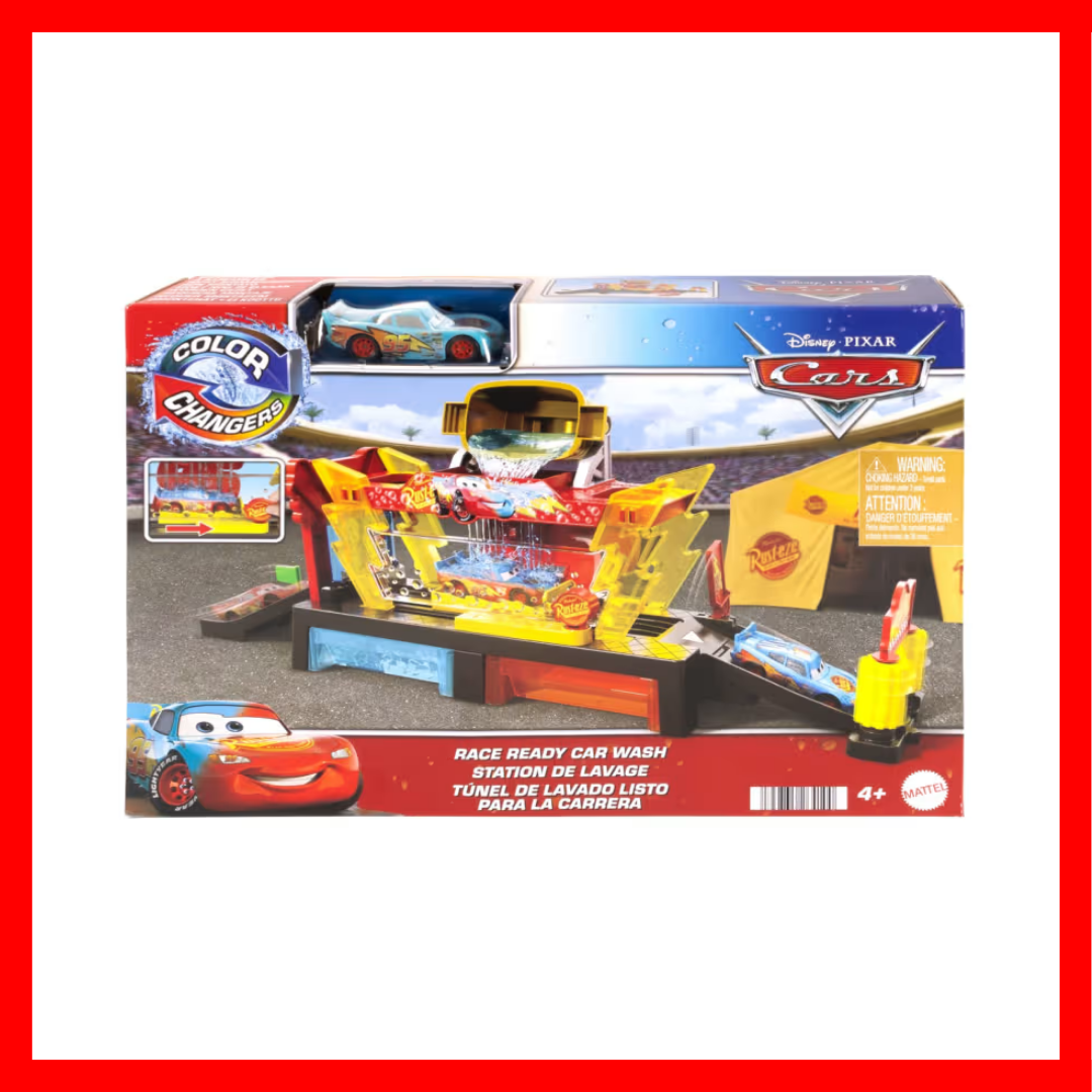 #JBM70 CARS COLOUR CHANGERS LIGHTNING MCQUEEN CAR WASH