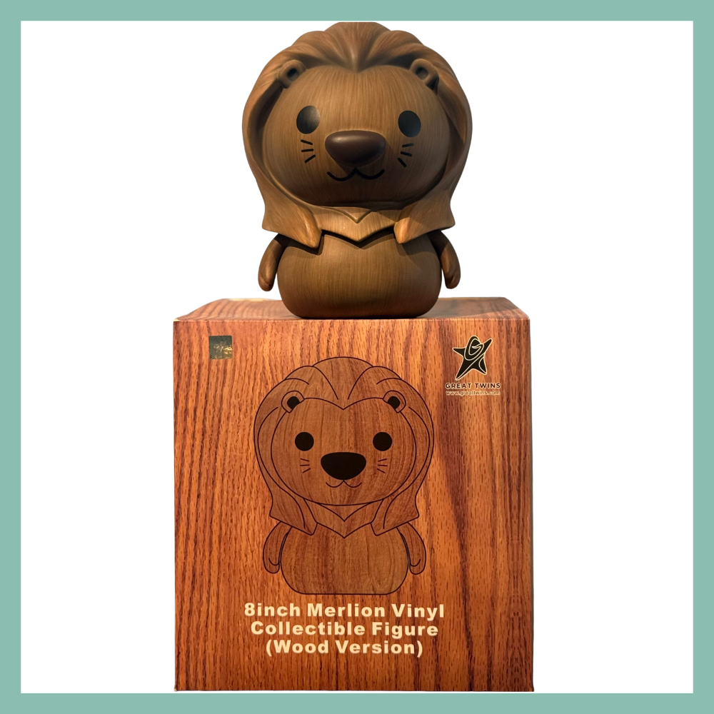Wood Finishing Merlion Vinyl Collectible Figure