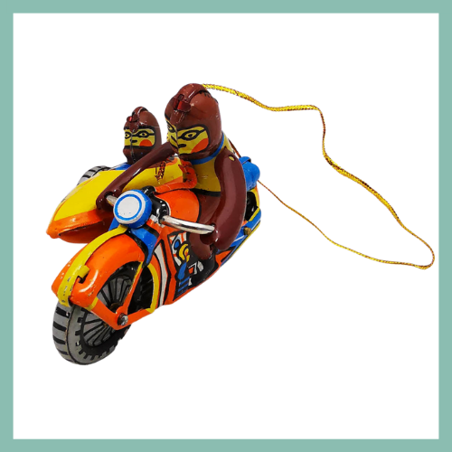 MOTORCYCLIST ORNAMENT