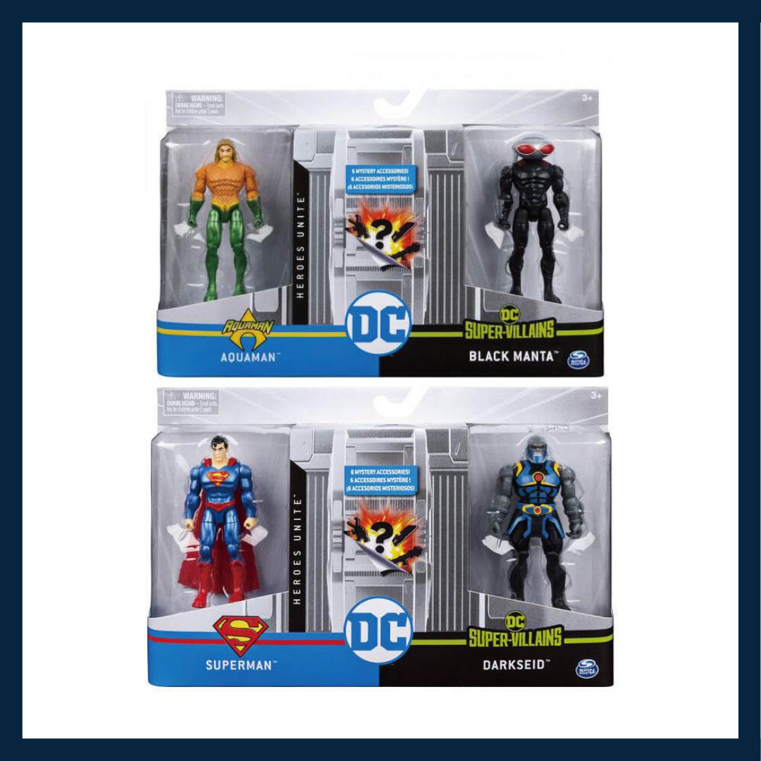 #6055634 DCU FGR 4" FIG BATTLE PK AST