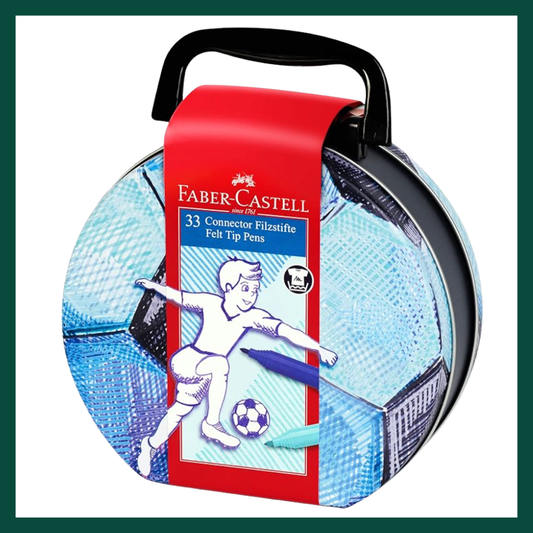 CONNECTOR PEN SET 33 SOCCER BAG TIN
