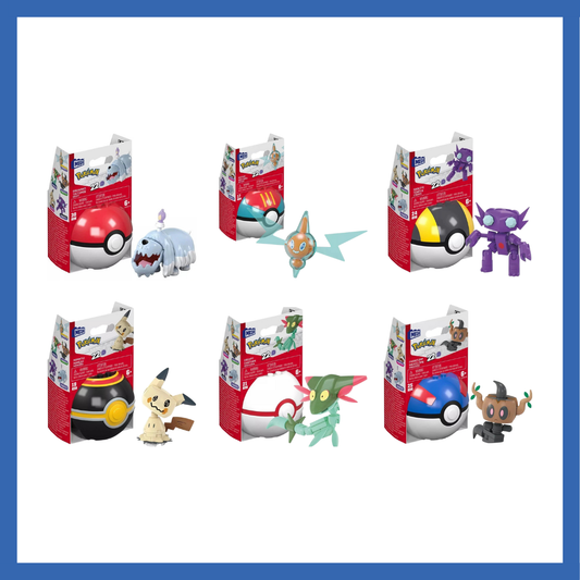 #FPM00 MEGA POKEMON GENERATIONS POKE BALL COLL (COLL. OF 6)