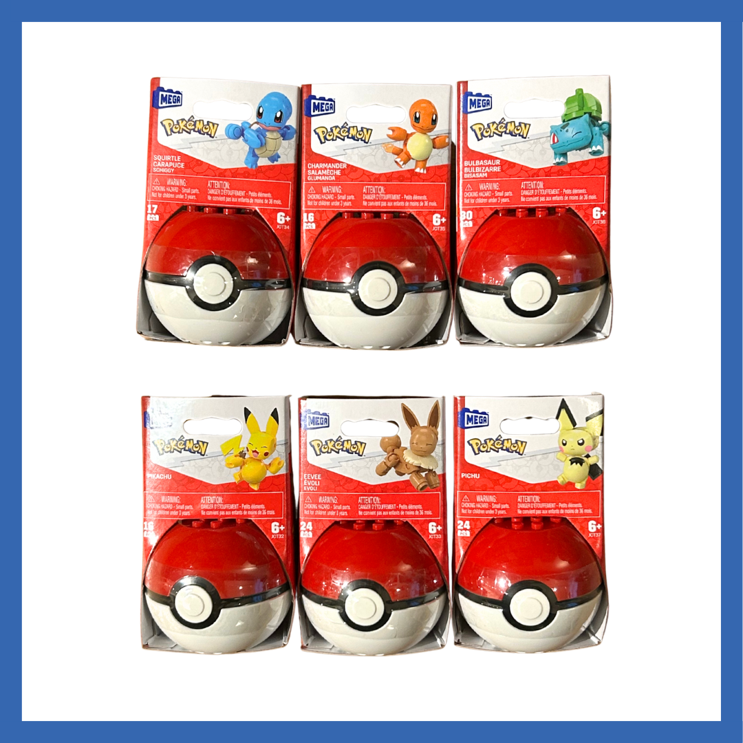 #GFC85 MEGA POKEMON EVERGREEN POKE BALL COLL (COLL. OF 6)