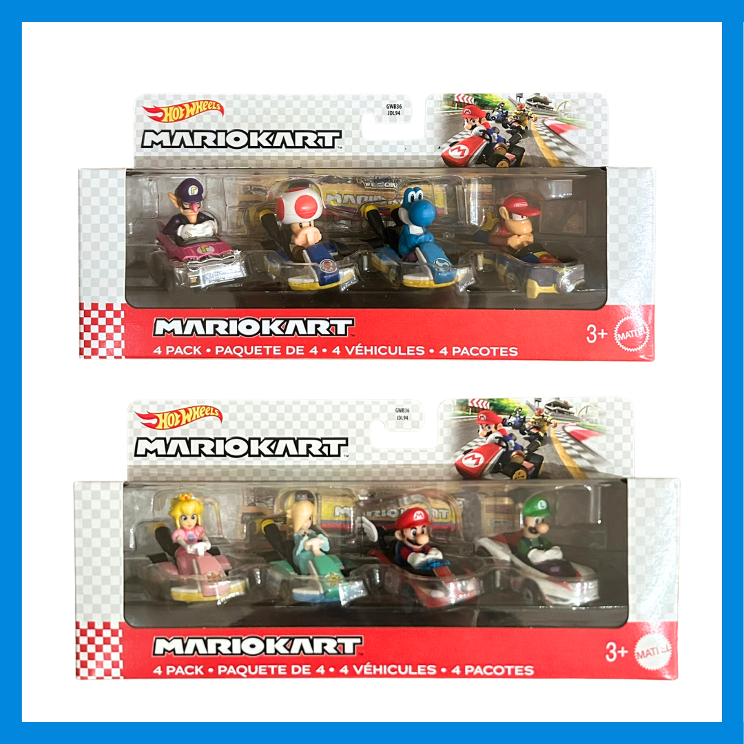 #GWB36 HW MARIO KART 4PK ASST