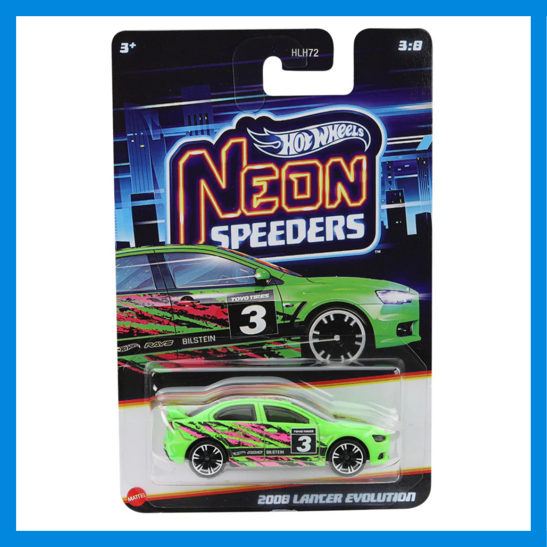 #HLH72 HW SILVER SERIES NEON SPEEDERS ASST