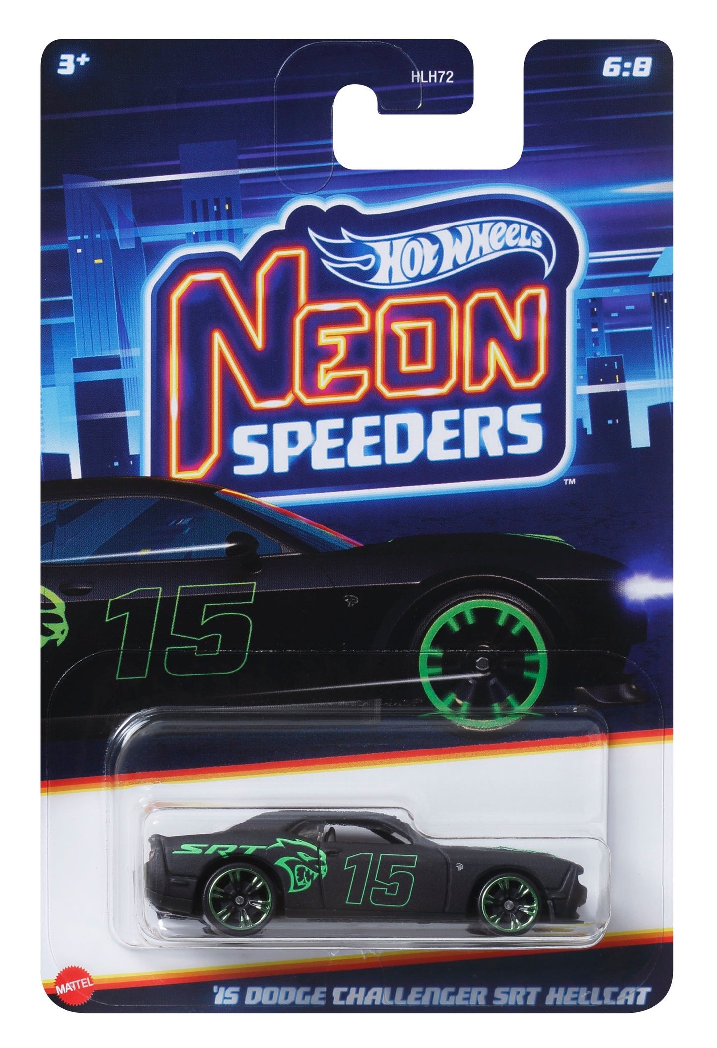 #HLH72 HW SILVER SERIES NEON SPEEDERS ASST