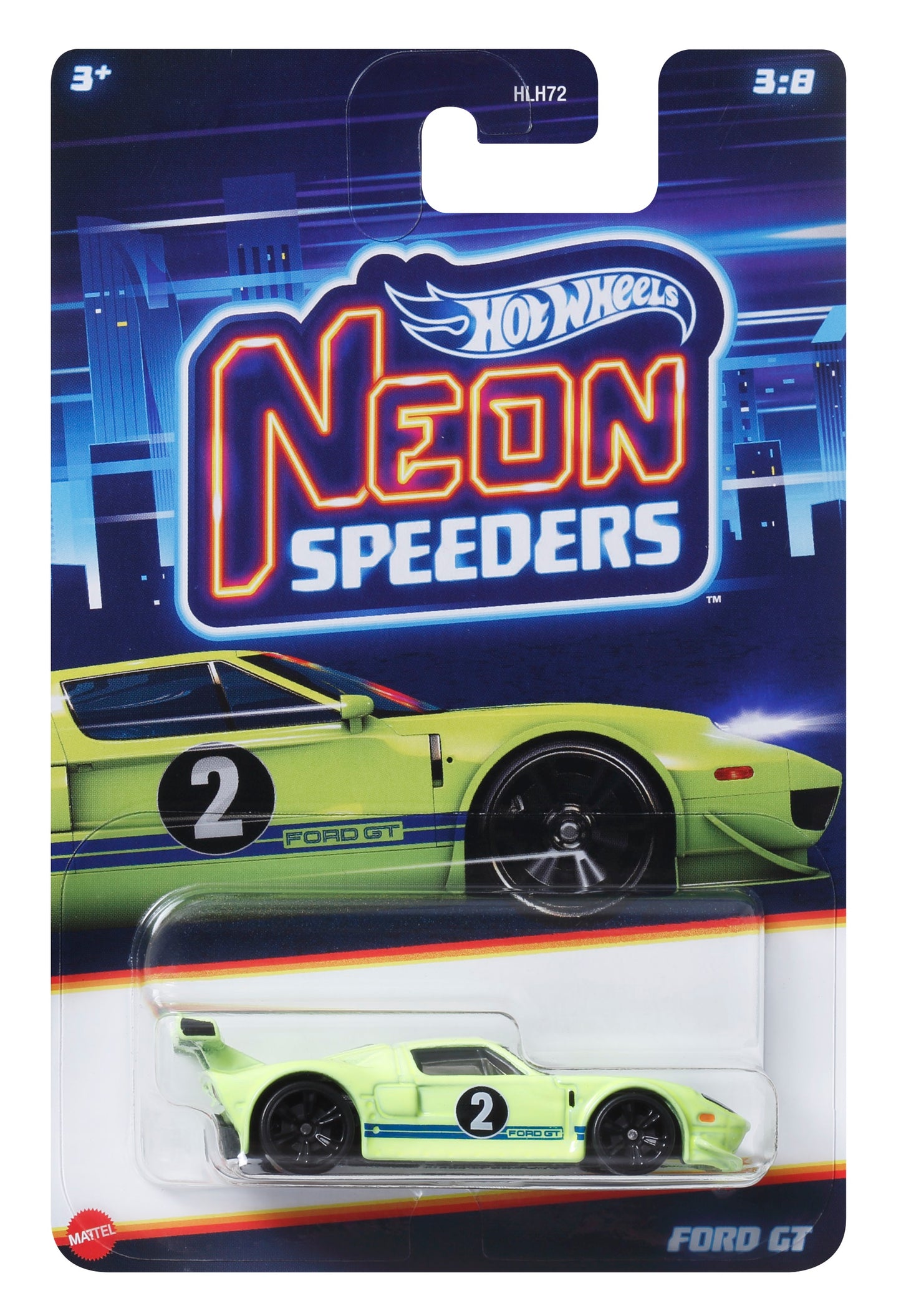 #HLH72 HW SILVER SERIES NEON SPEEDERS ASST