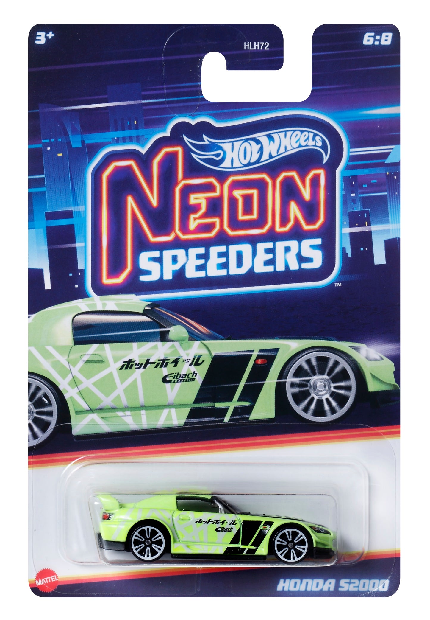 #HLH72 HW SILVER SERIES NEON SPEEDERS ASST