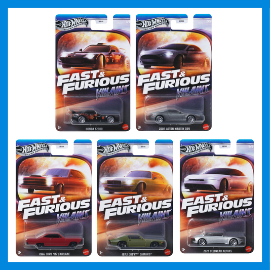 #HNR88 HW SILVER SERIES FAST & FURIOUS ASST
