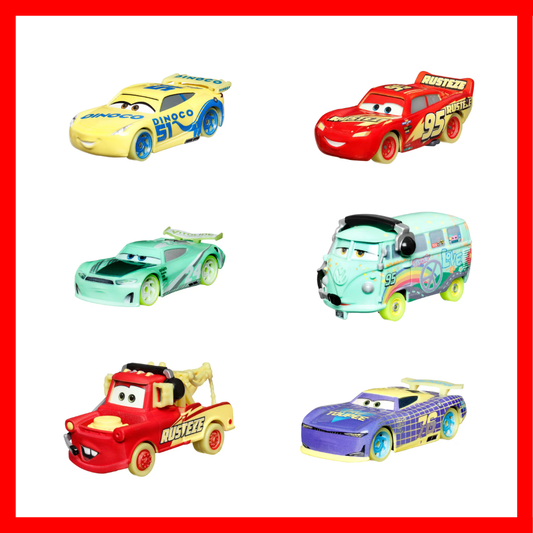 #HPG76 CARS GLOW RACERS SINGLES ASST