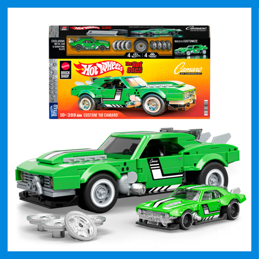 #JFT16 MB HOT WHEELS RACER - CUSTOM 68 CAMARO (TGT)