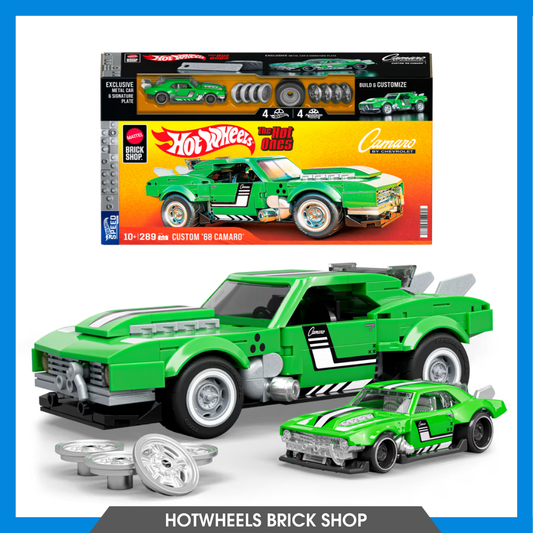 #JFT16 MB HOT WHEELS RACER - CUSTOM 68 CAMARO (TGT)