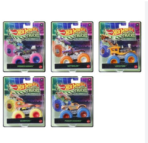 #JFX08 HWMT 1:64 GLOW IN THE DARK SINGLES ASST