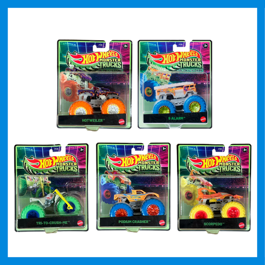 #JFX08 HWMT 1:64 GLOW IN THE DARK SINGLES ASST