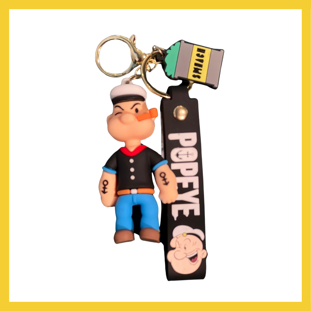 Popeye Character Keychain