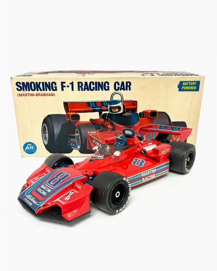 SMOKING F-1 RACING CAR