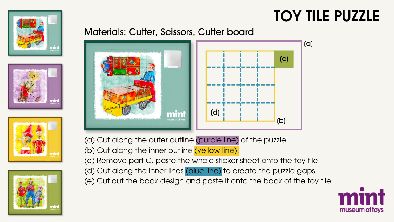 Toy Tile Puzzle Kit